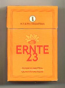 Ernte 23 22s cigarettes hard box